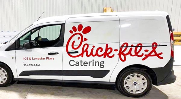 Universal Sign Graphics Montgomery TX Vehicle Wrap Chick