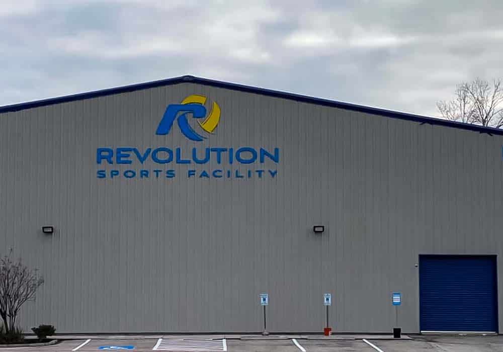 Revolution Sports Facility Channel Letters
