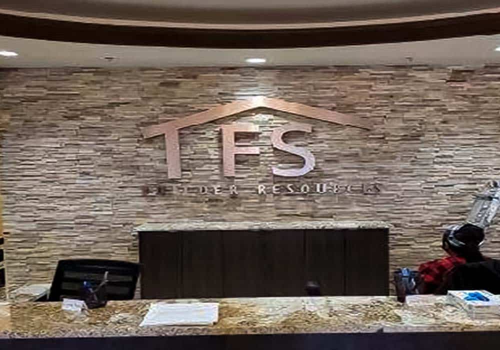 TFS Lobby Dimensional Lobby sign Montgomery, TX