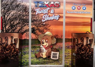 Texas Twist and Shakes Trailer Wrap