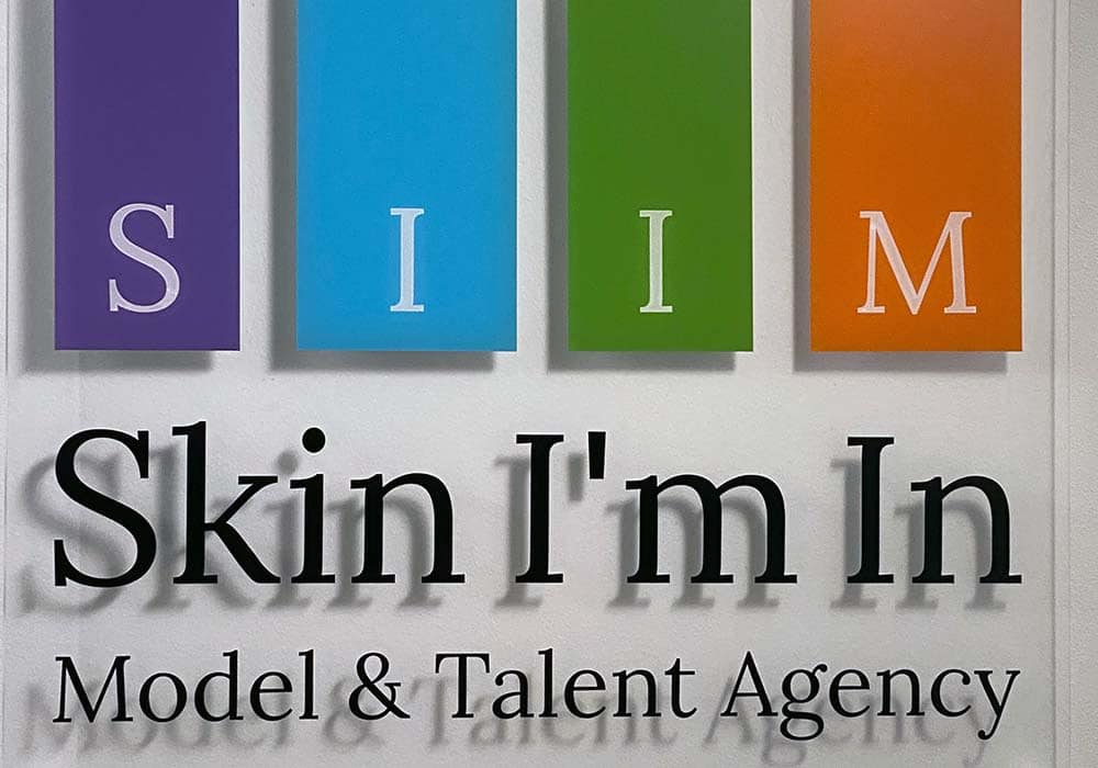 Lobby Acrylic Sign for Skin I'm In