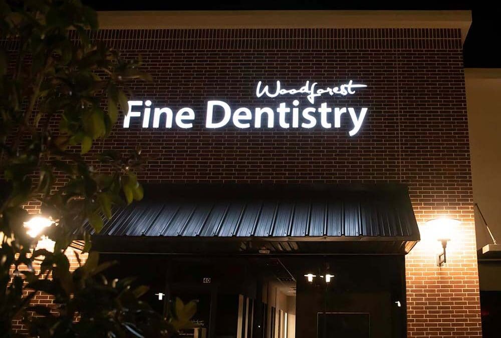 Woodforest Fine Dentistry-Building Signage-Montgomery TX