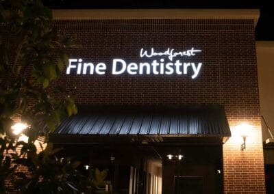 Woodforest Fine Dentistry-Building Signage-Montgomery TX