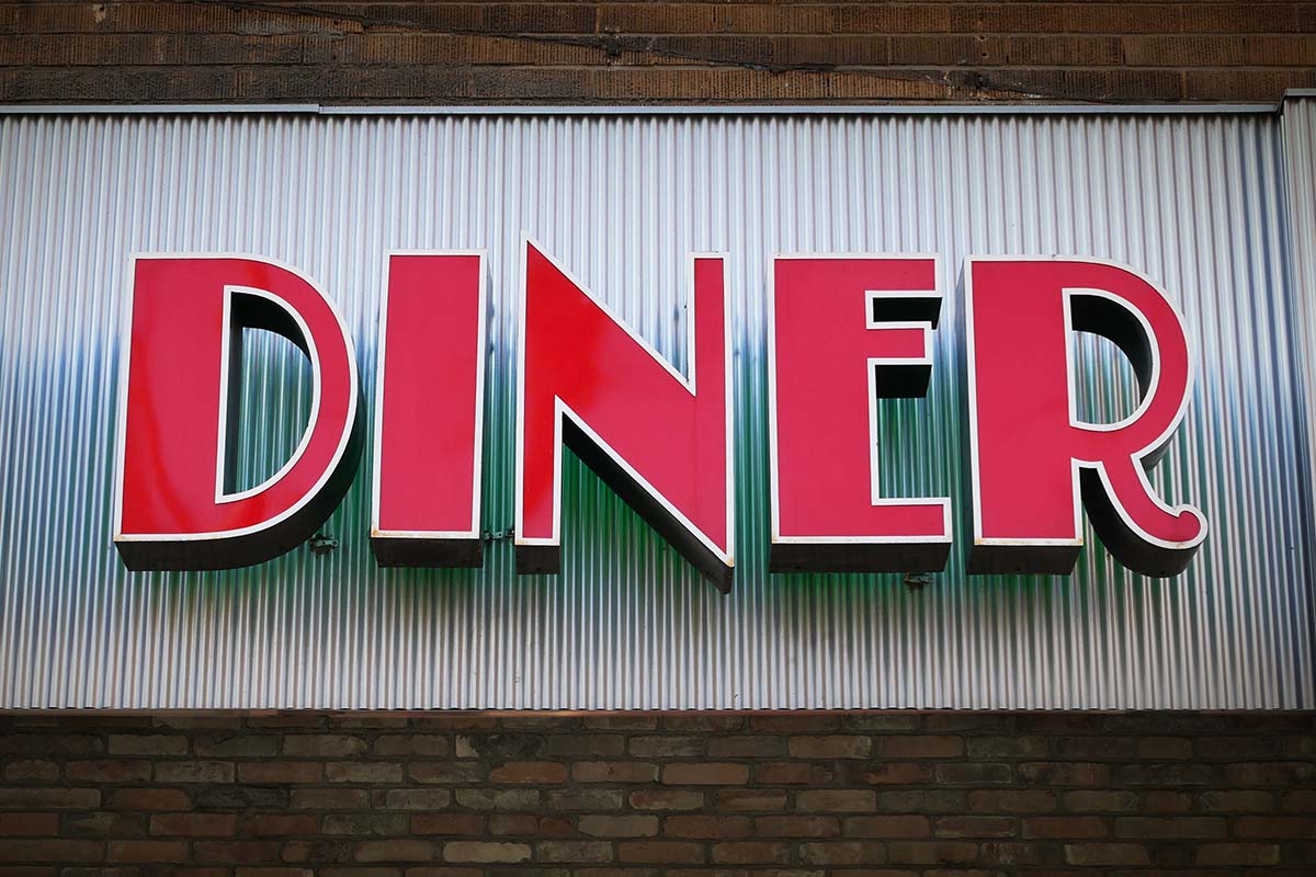 Diner Channel Letter Signage Montgomery, TX