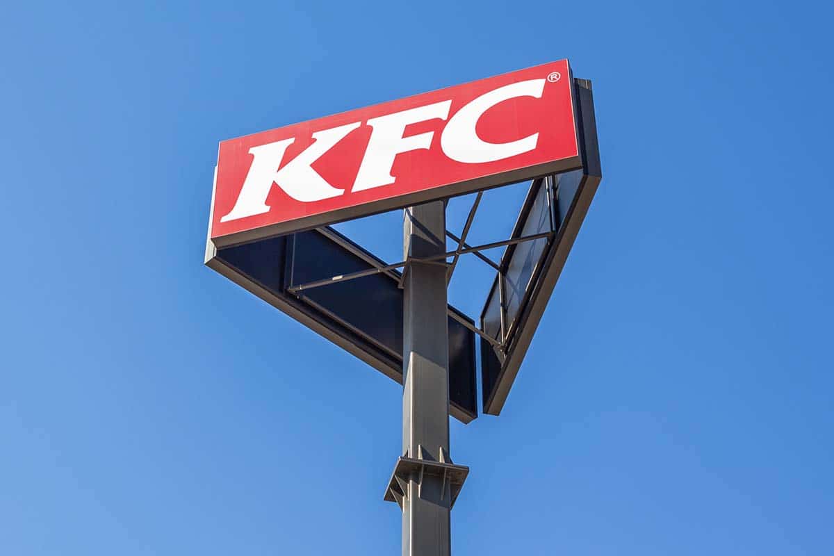 Free Standing Pylon Sign KFC