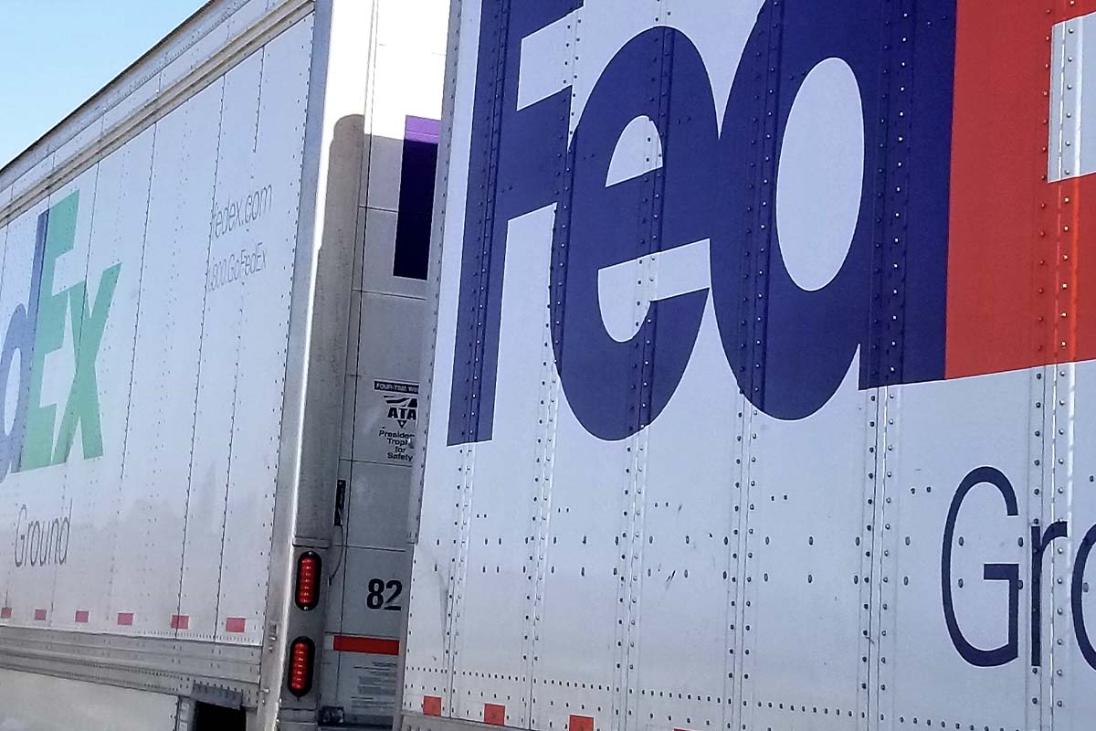 Vehicle Wraps - FedEx Truck Trailer