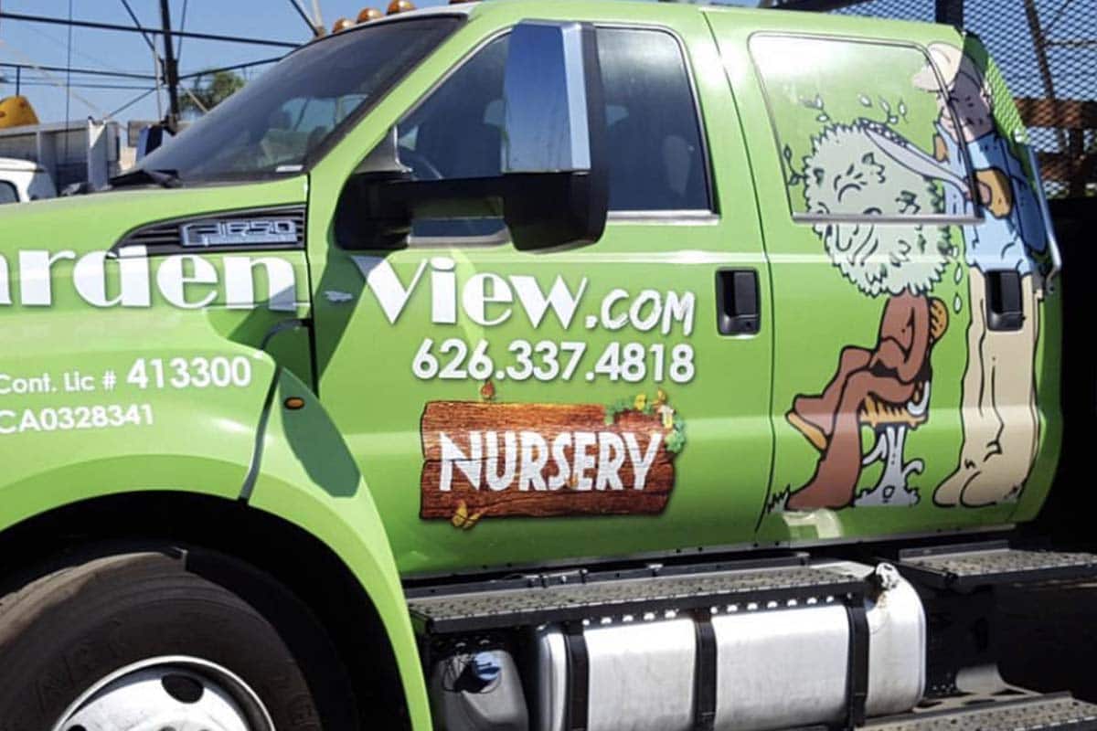 Vehicle Wraps - Local Nursery Truck