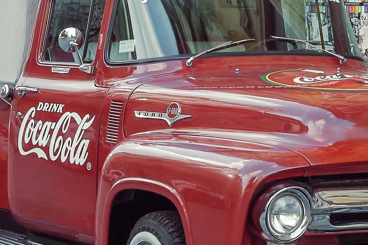 Vehicle Wraps Coca-cola Vintage Truck