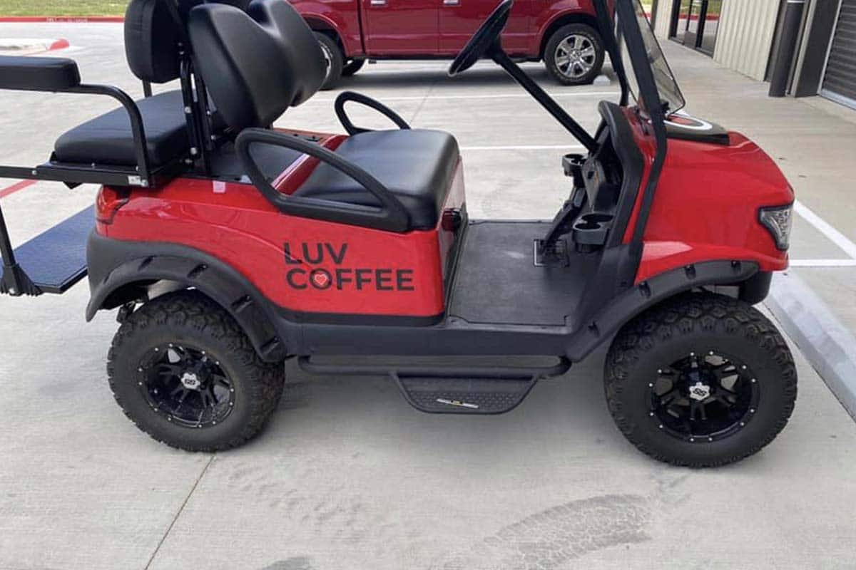 Vehicle Wraps - Golf Cart Side View