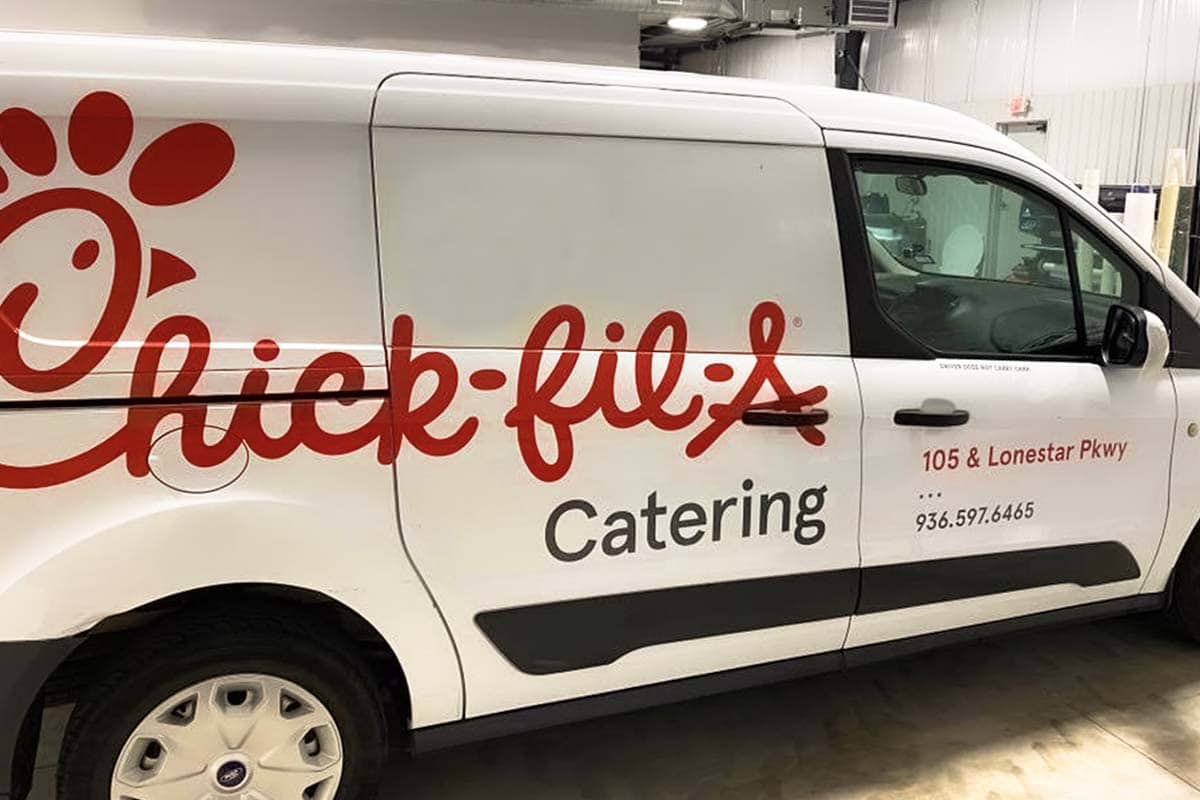 Vehicle Wraps & Graphics - Fast Food Delivery Van project
