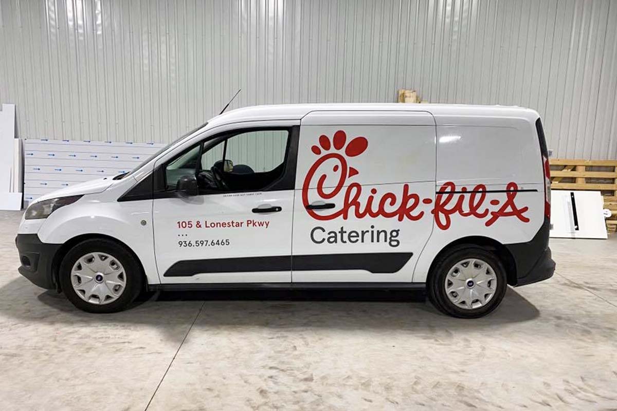 Vehicle Wraps & Graphics - Fast Food Delivery Van