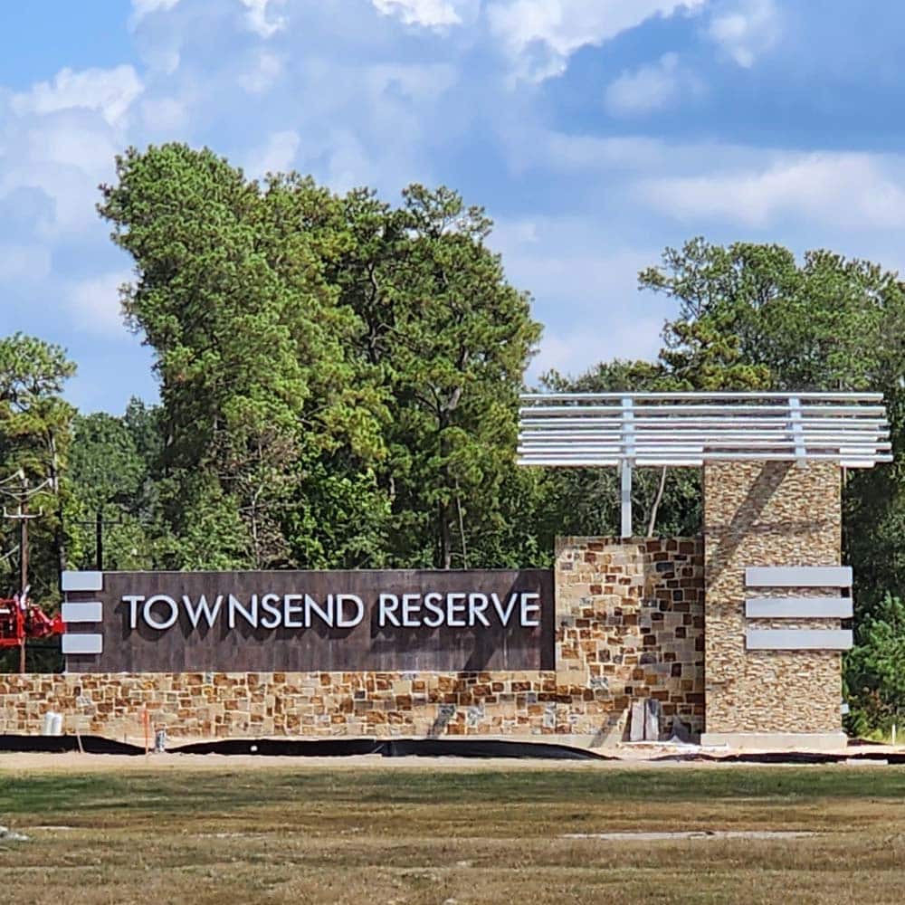 Custom Business Signs Townsend Reserve Monument