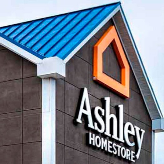 Sign Products - 3d letters and logo design for ashley furniture company example image